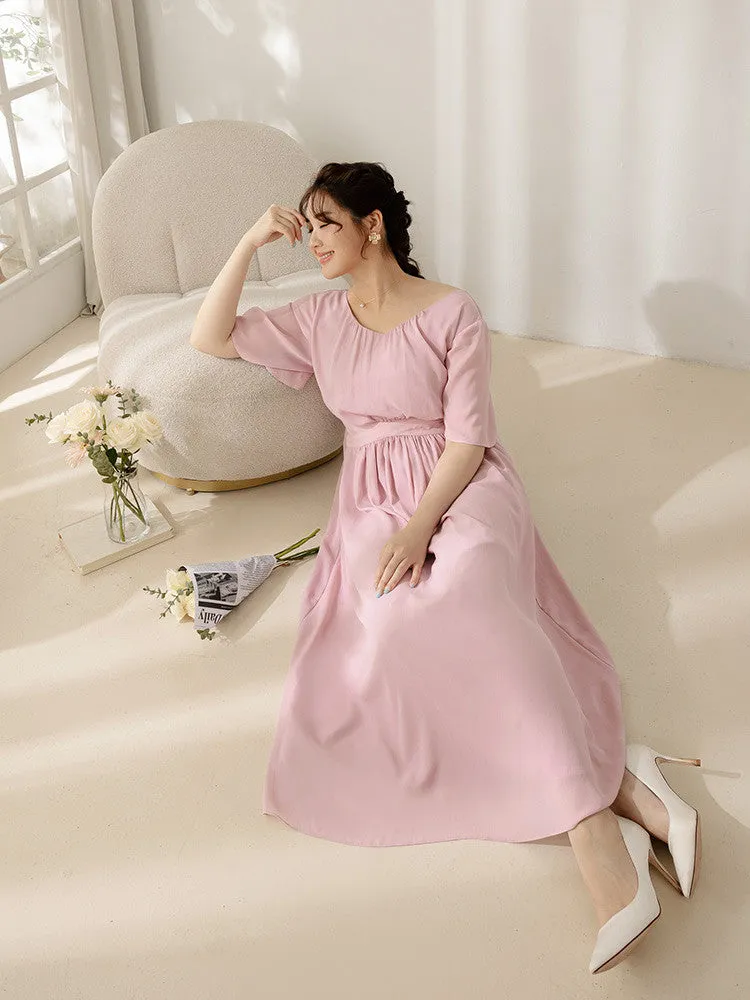 Ob Design Women Wedding Dinner Party Long Maxi Chiffon Dress Plus Size